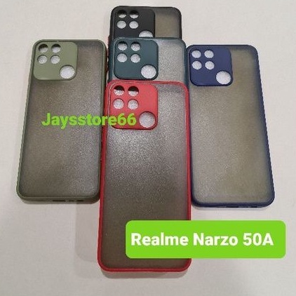 Silikon Case Dove My Choice Bumper Aero Realme Narzo 50A Pelindung Kamera