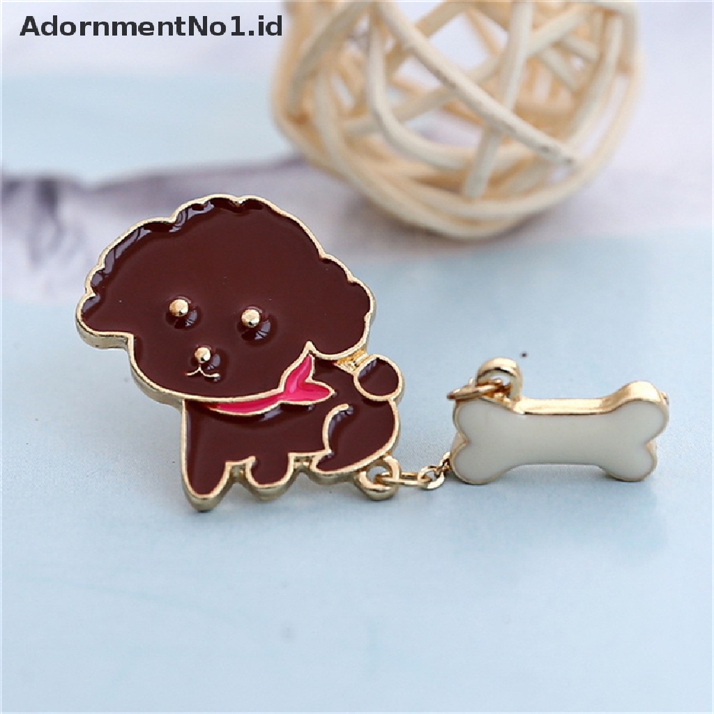 (AdornmentNo1) Bros / Pin Bentuk Anjing Hot Dog Lucu Untuk Wanita Bros Bentuk Anjing Lucu Untuk Wanita Boneka Anjing Lucu