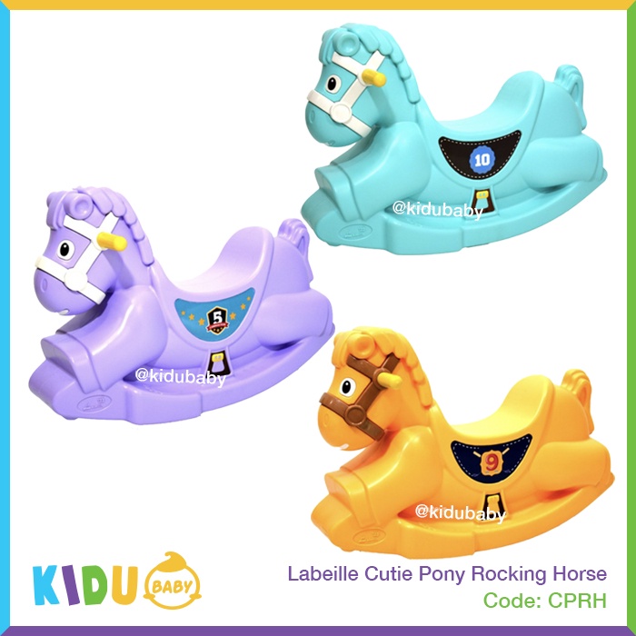 Labeille Mainan Kuda Jungkat Jungkit Cutie Pony Rocking Horse Kidu Baby