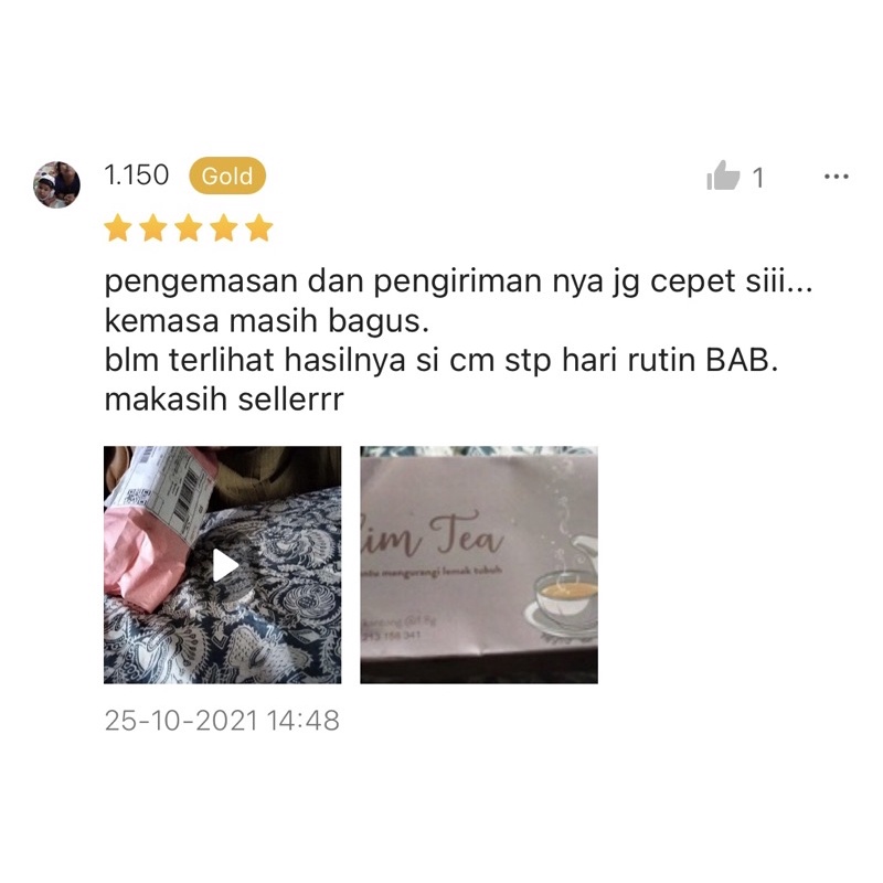 SLIM TEA BY SLIMBEAUTYCARE (TEH PELANGSING / SSLIMMING) BPOM HALAL BUSUI FRIENDLY