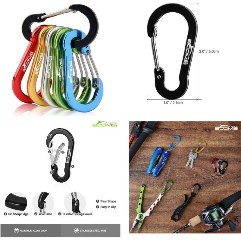 Gantungan Carabiner Outdoor Allumunium Alloy