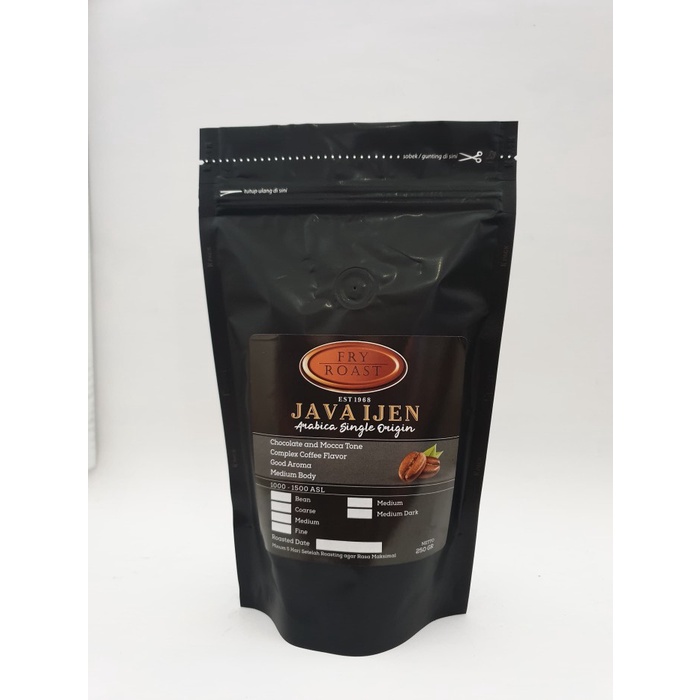 

DISKON - (BISA COD) KOPI ARABIKA JAVA IJEN 250 GRAM (BIJI/BUBUK) - BUBUK HALUS