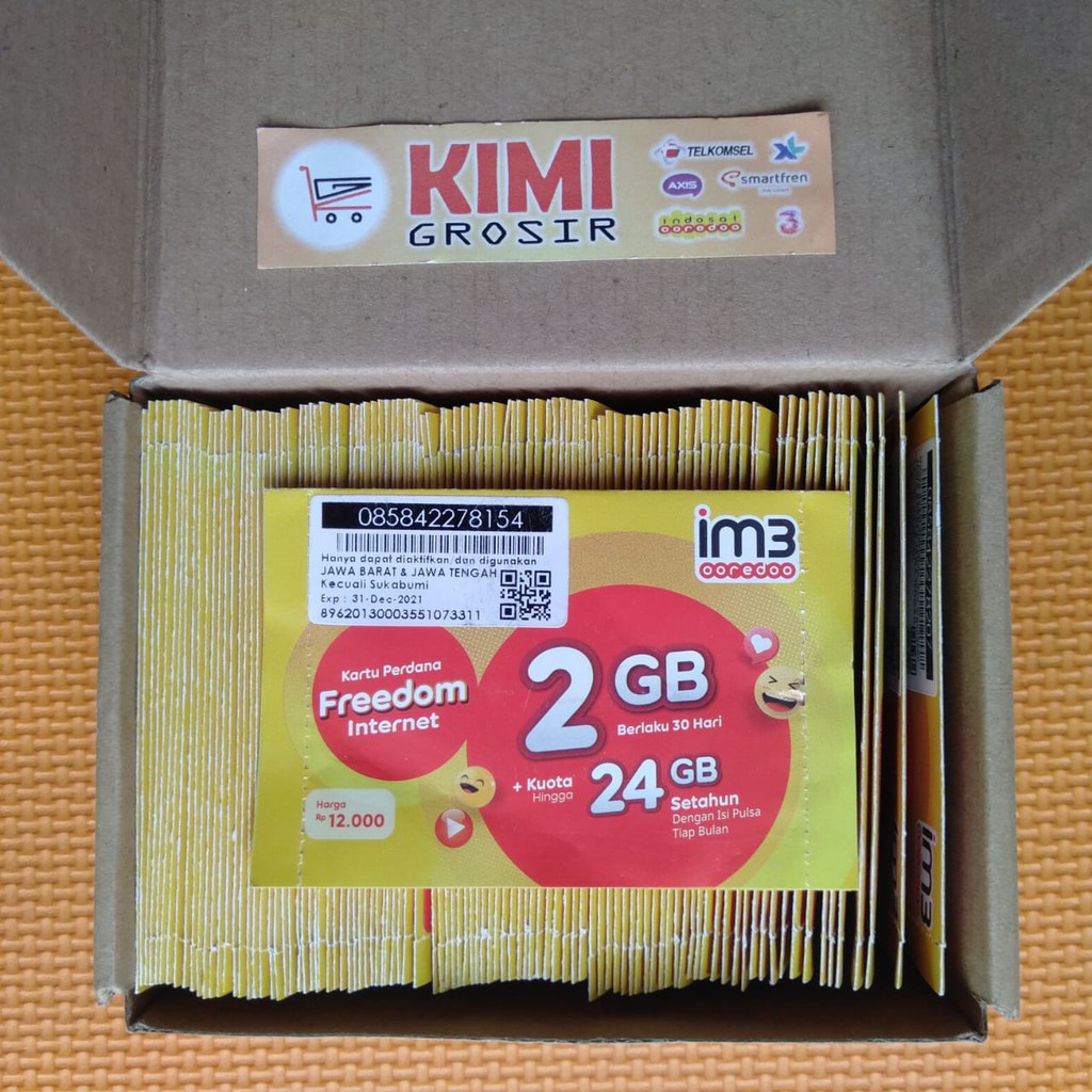 Perdana Indosat / Isat / M3 2 Gb Jateng Jabar