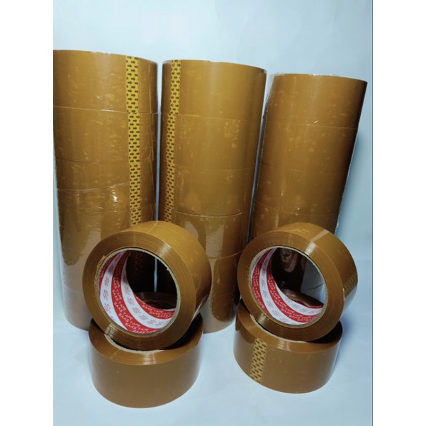 

lakban coklat 48mm x 100 yard full saas tape per roll