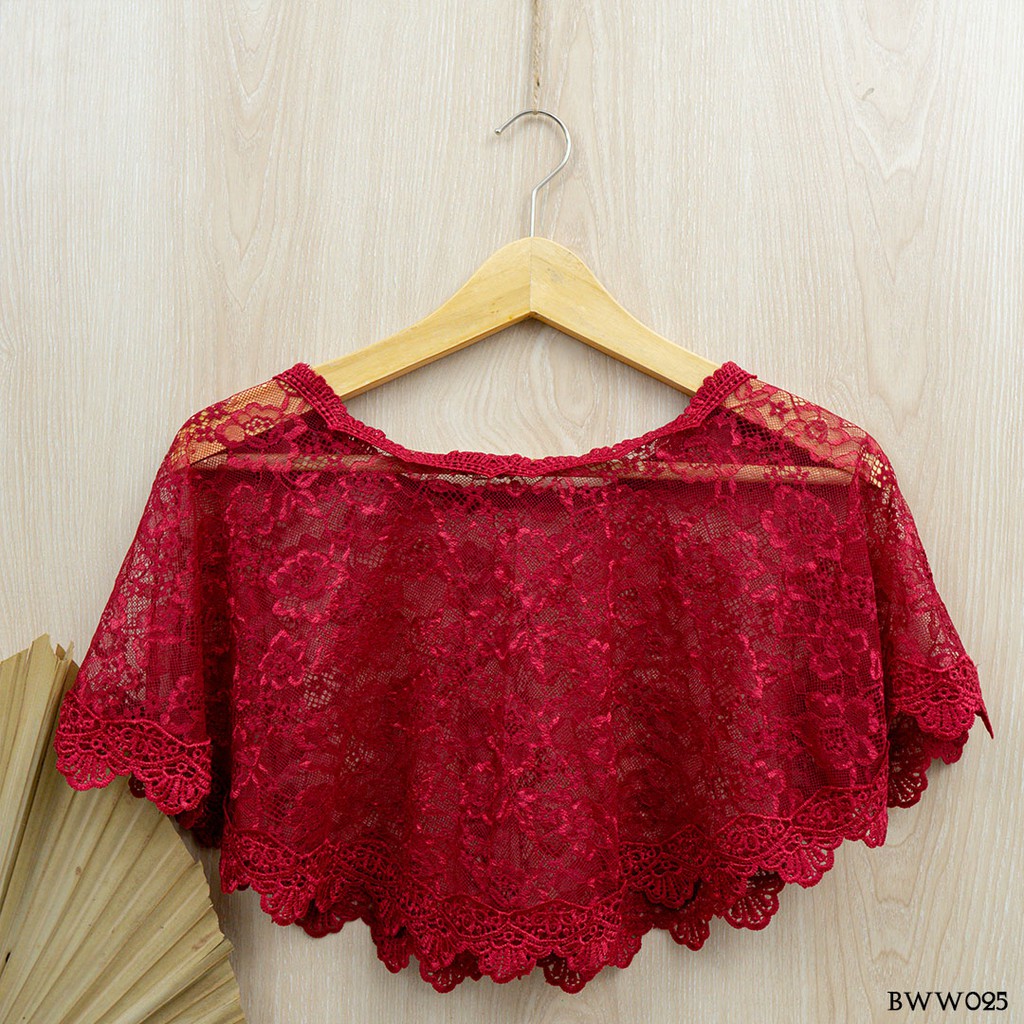 [STOK TERBATAS] BOLERO KOREA WEDDING PERNIKAHAN PESTA RENDA BROKAT BWW025