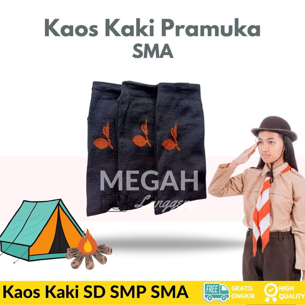 6 &amp; 12 Pcs Kaos Kaki Pramuka Sd Smp Sma-Kaos Kaki Pramuka Anak Sekolah Kaos Kaki Pramuka Anak Umur 7-12 tahun-Kaos Kaki Pramuka anak cowok -kaos kaki sekolah, kaos kaki sd, kaos kaki sekolah smp, kaos kaki putih anak sd, kaos kaki sma