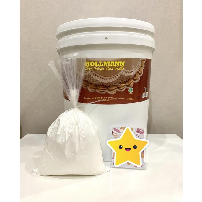 

1 EMBER Hollmann Buttercream 8kg pail / hollman original vanilla