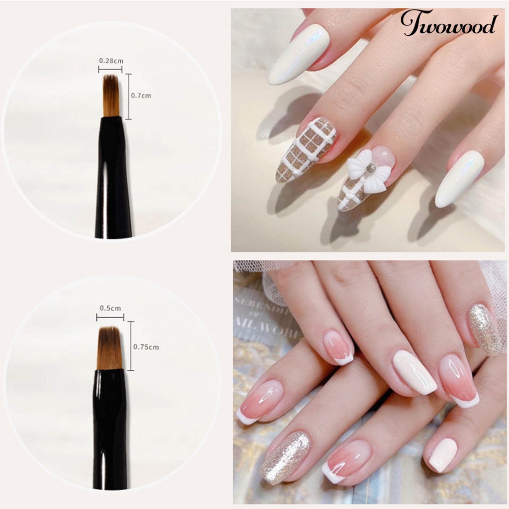 Twowood Pen Nail Art Manicure DIY Ringan Bisa Dipakai Ulang