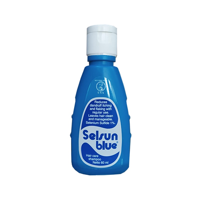 SELSUN BLUE SHAMPO 60 ML - MENGHILANGKAN KETOMBE