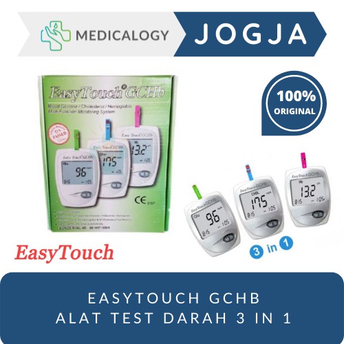 Easytouch GCHB Alat Cek Darah 3 in 1