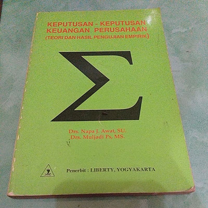 

Keputusan -Keputusan Keuangan perusahaan
