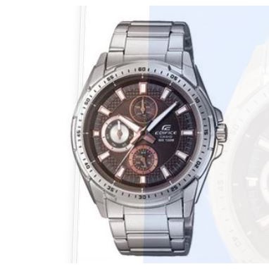 Jam Tangan Pria CASIO Edifice EF-336D Coklat Original