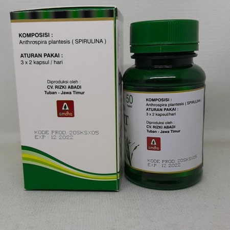 Kapsul SPIRULINA SUPERFOOD SPIRUFIT