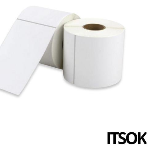 

➸ ITSOK Kertas Thermal Label Bare 100 x 150 mm ukuran A6 isi 500pcs - THERMAL ISI 500 ➩