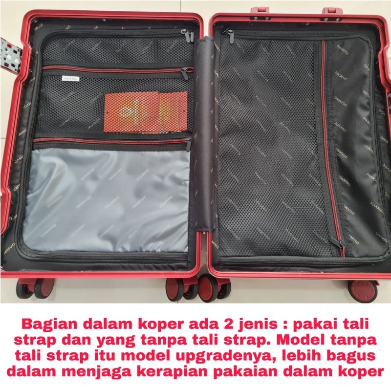 koper Roaming A016 hardcase anti pecah, TSA lock cabin size &amp; bagasi