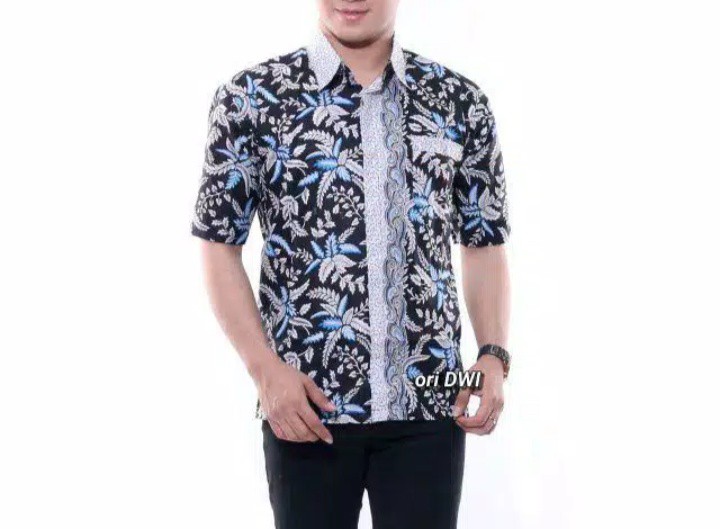Kemeja Hem Batik  Pria Terviral Top 1 Di Shopee Original No Kw Ready Seragam Harga Grosir
