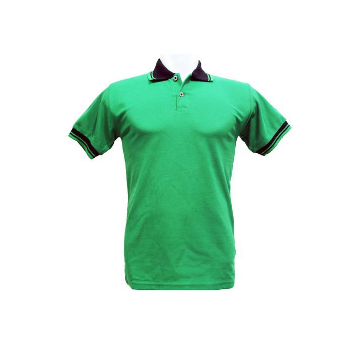 promo polo shirt hijau kaos kerah polos baju pria cowok lacos lacoste kaus - hijau muda, xl