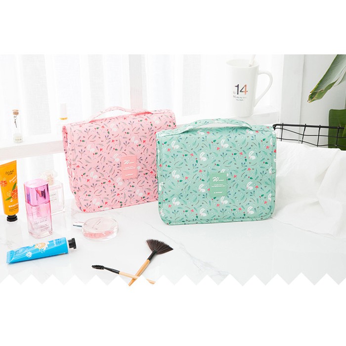 Doky Weekeight Korea travel hanging gantung toiletry kosmetik pouch Doky