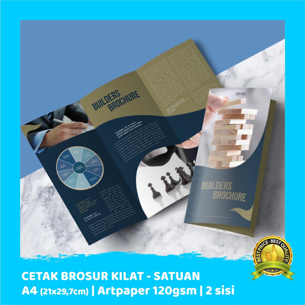 Brosur A4 2sisi Satuan Cetak Brosur Kilat Murah Flyer Pamflet Leaflet Shopee Indonesia