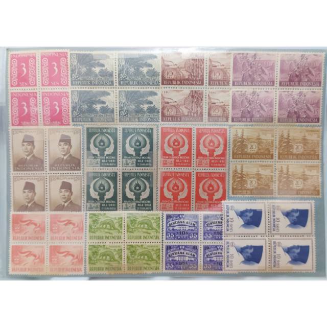 

12 blocks perangko Indonesia