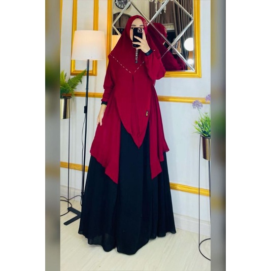 SET GAMIS KHIMAS SYARI MARWAH ORI AVRILIA HIJAB