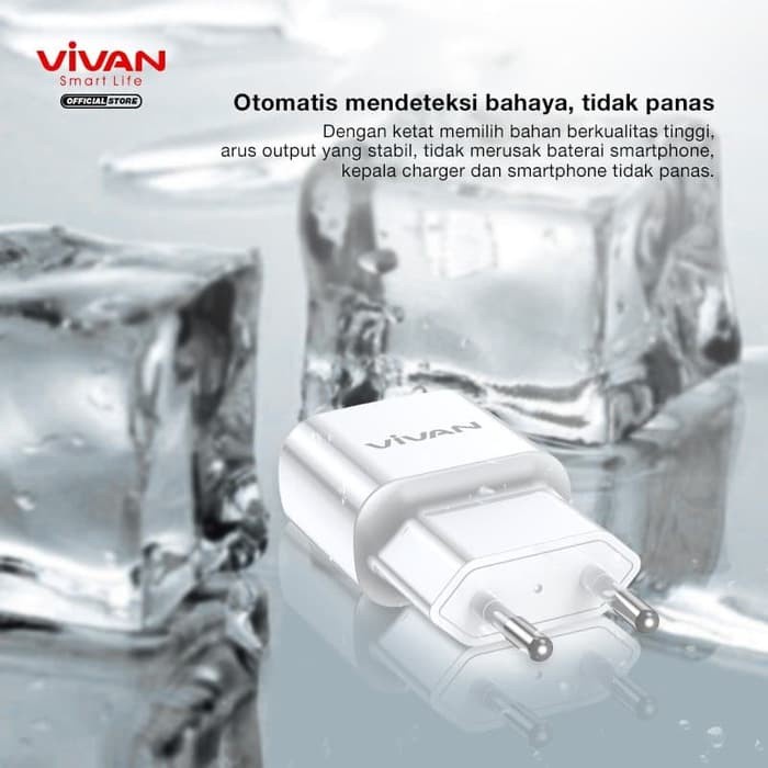 CHARGER VIVAN POWER SUPER II 3A 18W FAST CHARGING ORIGINAL
