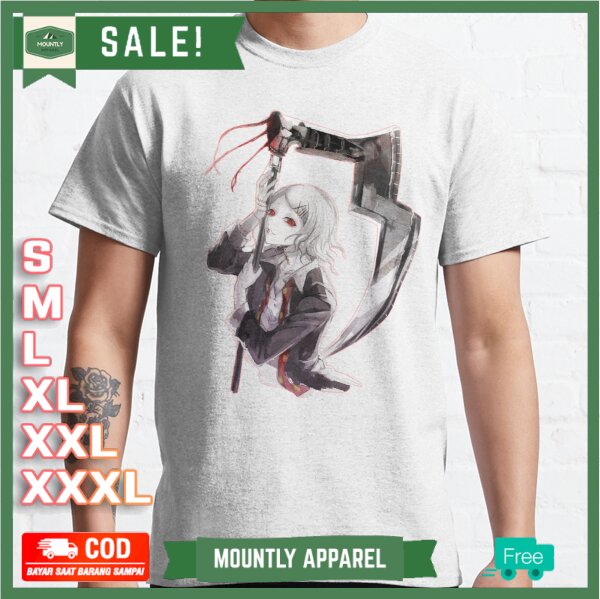 Kaos Baju Anime Tokyo Ghoul Juuzou Suzuya Premium T-Shirt
