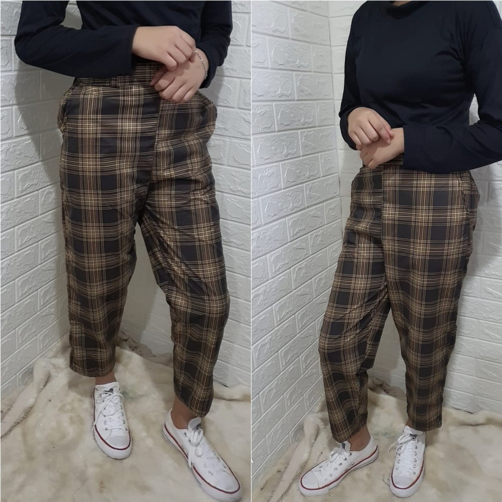 Rillo - Margaret Pants / Casey Pants / Chinos Margaret Tartan Kotak