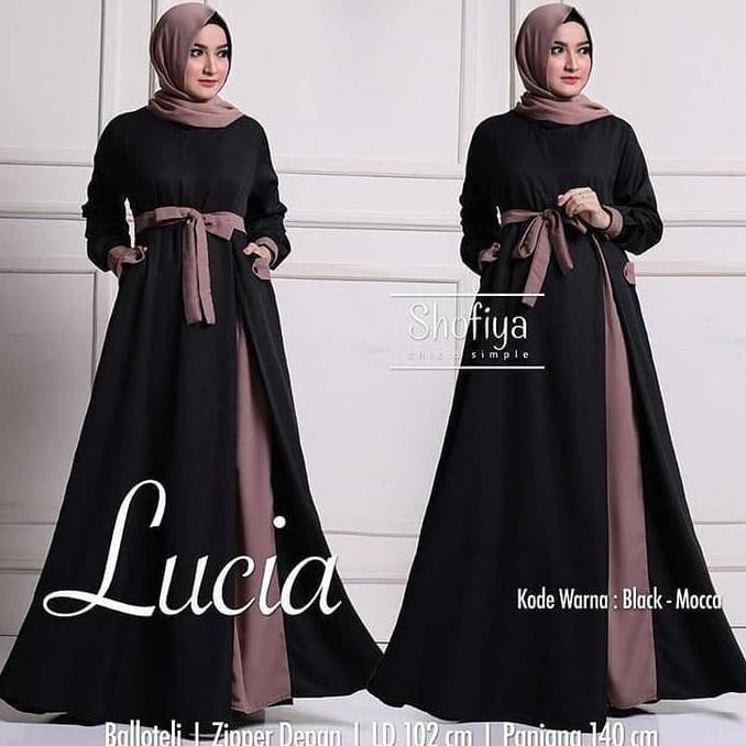 25+ Inspirasi Keren Baju Gamis Terbaru 2020 Di Shopee