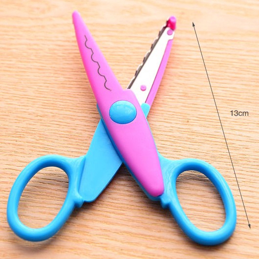 Plastic Lace Handmade Scissors DIY Child Safe Scissors