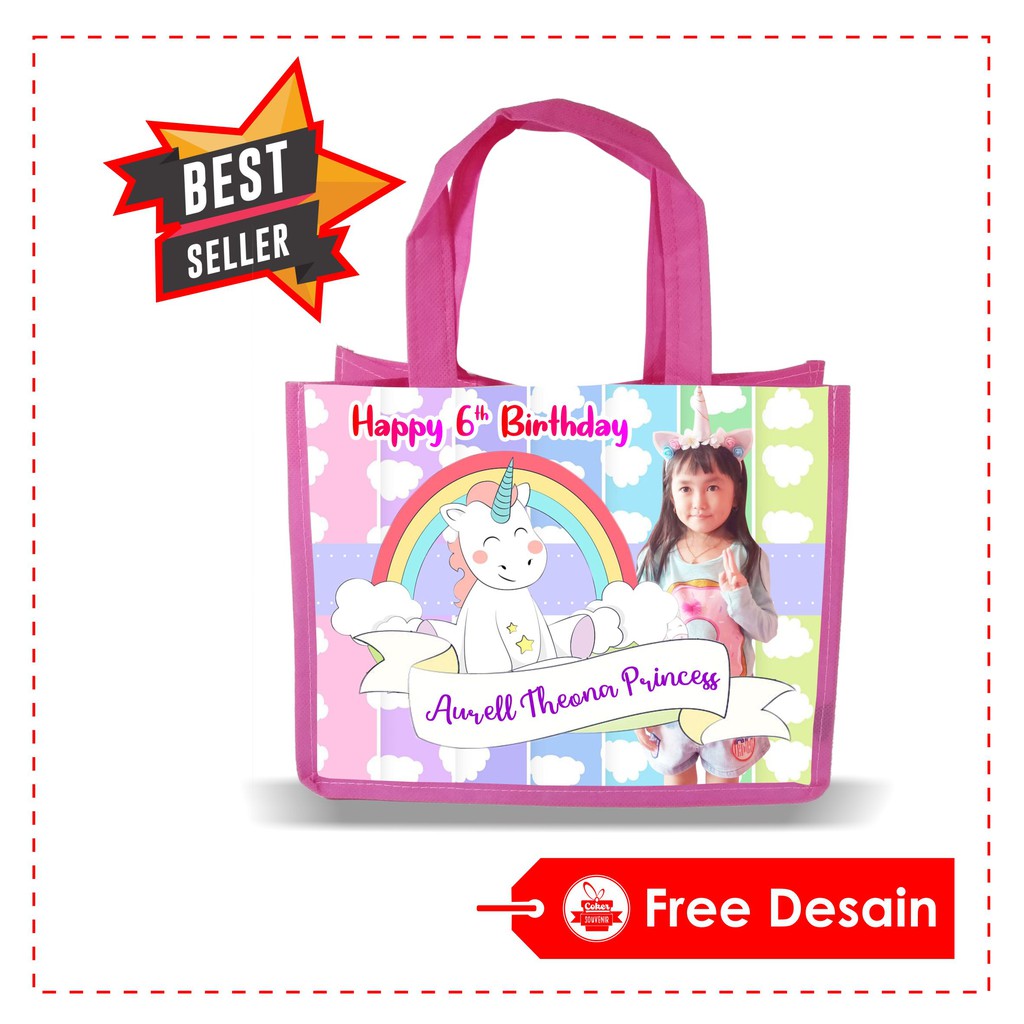 

Tas Ulang Tahun Souvenir Murah Unicorn