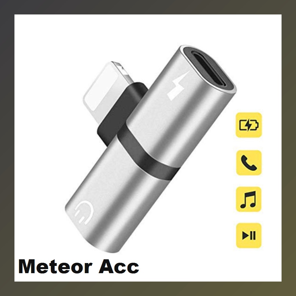 Splitter Lightning for Iphone and jack audio mic