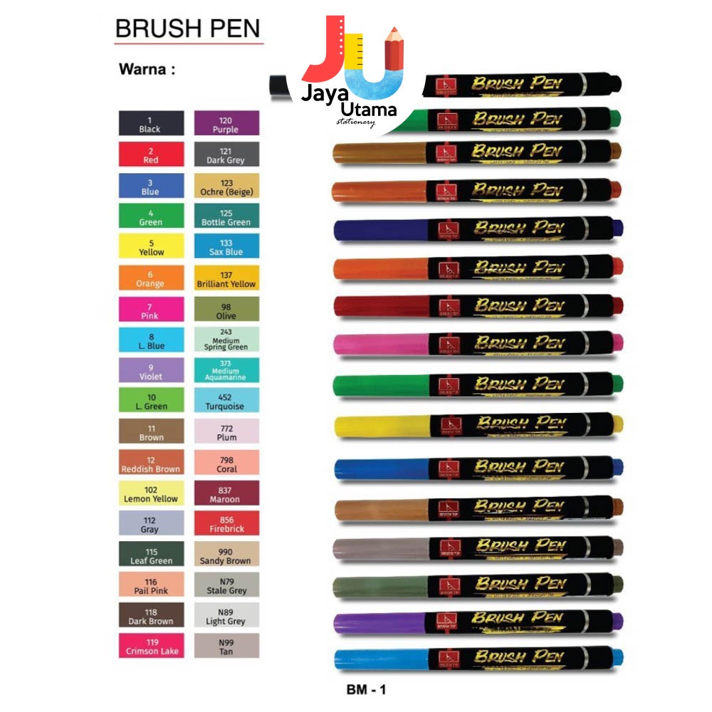 

Brush Pen Brushpen Spidol Kaligrafi Snowman Bm-1 Part 2
