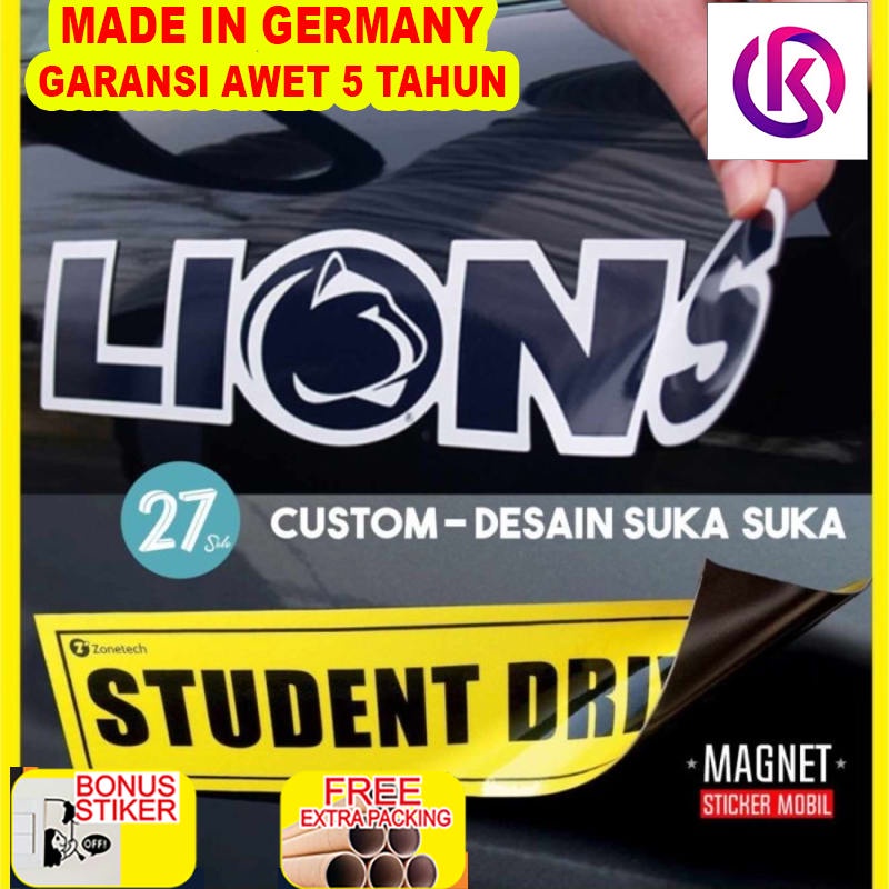 

Terlaris Magnet Stiker Mobil 30 cm x 40 cm Tebal 0.5 mm Custom size - LAMINASI GLOSSY