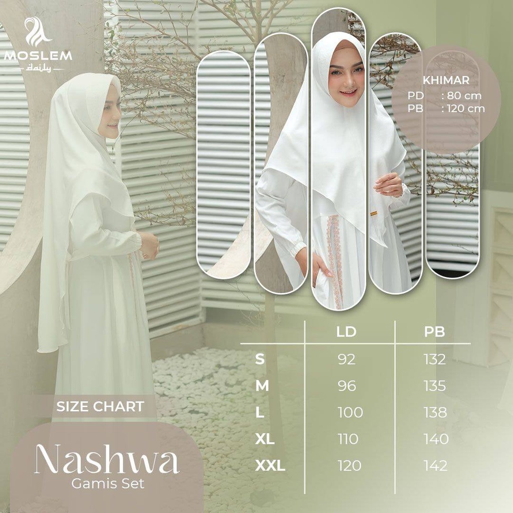 Gamis Nashwa Set by Moslem Daily