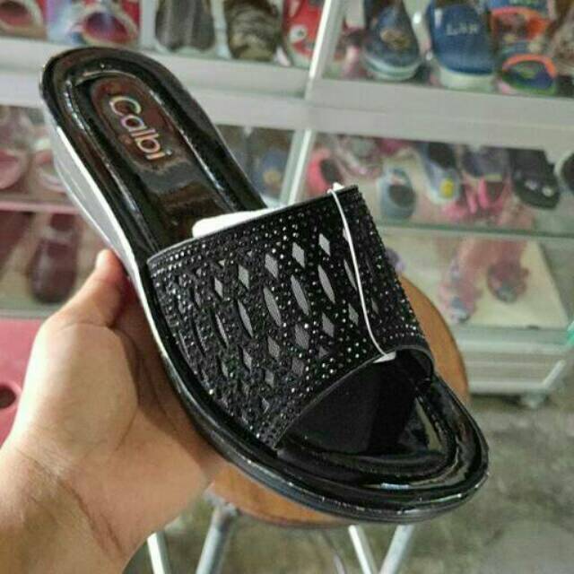 Sandal Calbi wedges model terbaru termurah