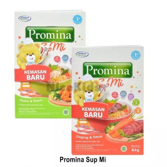 Promina Sup Mi Daging Sayur 84 Gr / Promina Sup Mi Ayam Sayur 84Gr/ Makanan Bayi / Bubur Bayi