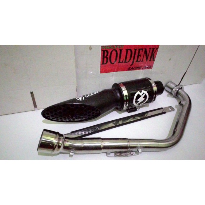 Knalpot racing sakura kolong/underbelly GSX150 CBR150 CB150 XABRE R15