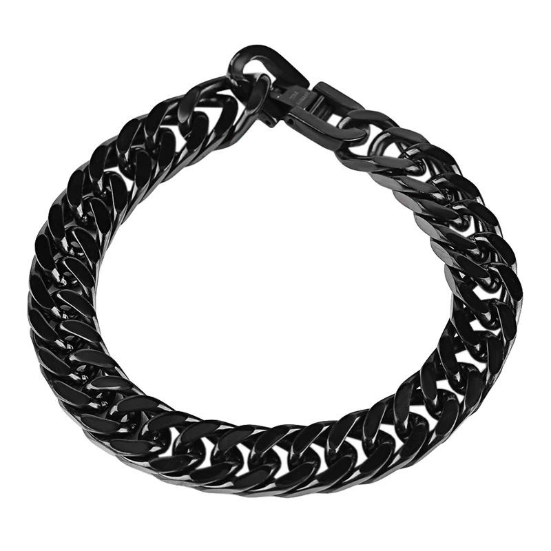 GELANG PRIA RANTAI KEREN HITAM BLACK