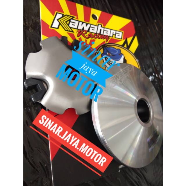 Pully drive kawahara racing honda beat scopy   bukan gf cld sps 13.5 puli cvt rumah roller dragbike