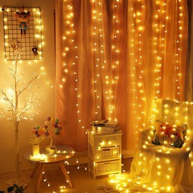 LAMPU DEKORASI FAIRY STRING LIGHT 10 METER HIAS PESTA DEKORASI LAMP HIASAN CAHAYA WARM WHITE HANGAT