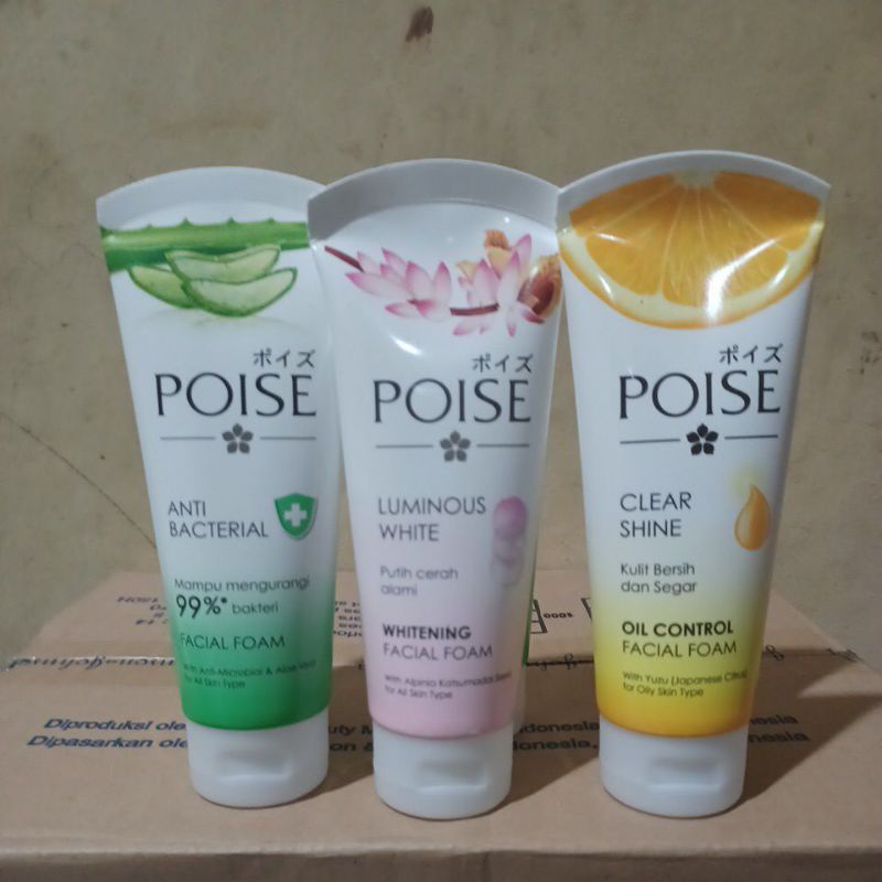 Poise Facial Foam Whitening 100g