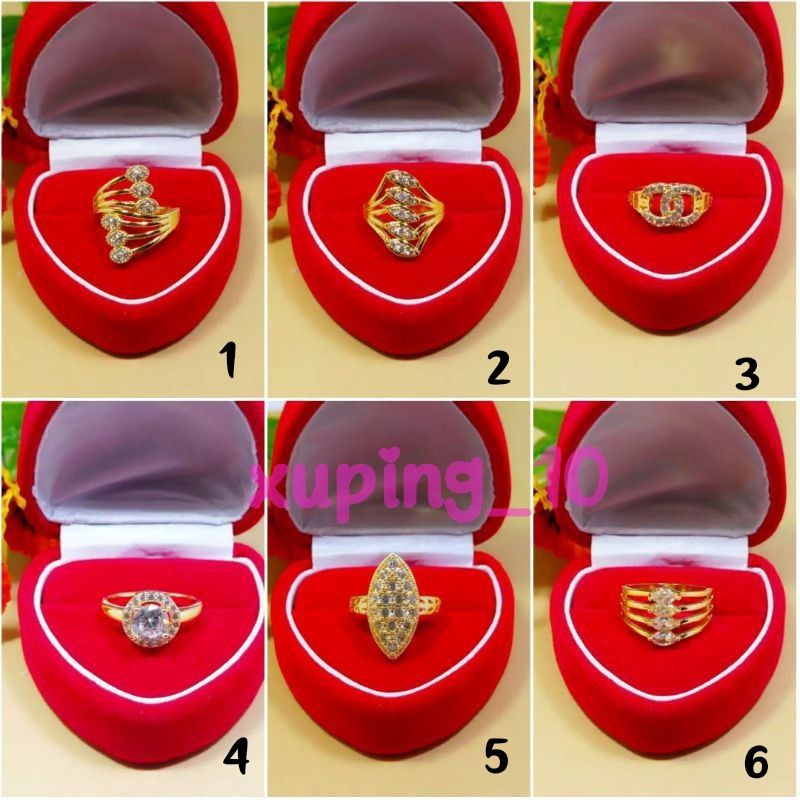 cincin xuping dewasa gold