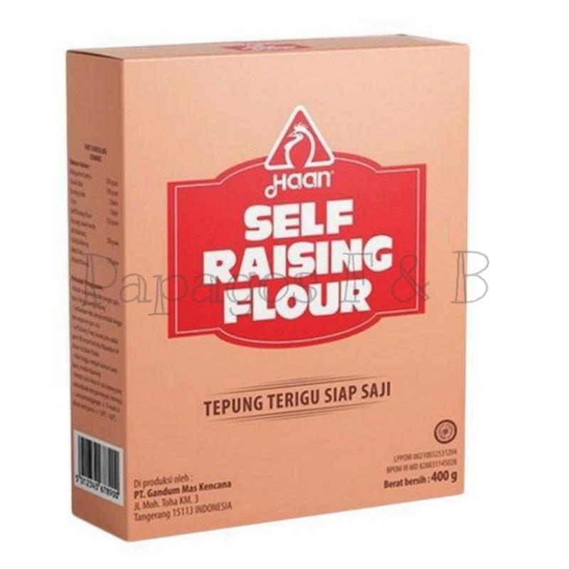 

Haan Tepung Terigu Self Raising 400 gr / gram