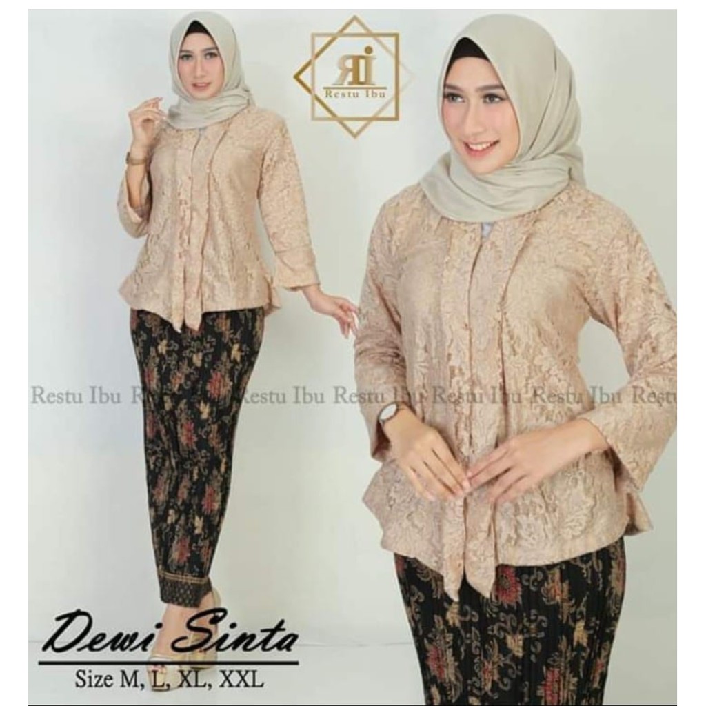 KEBAYA BROKAT FLOY-BROKAT FLOY TERBARU-STELAN FLOY BROKAT