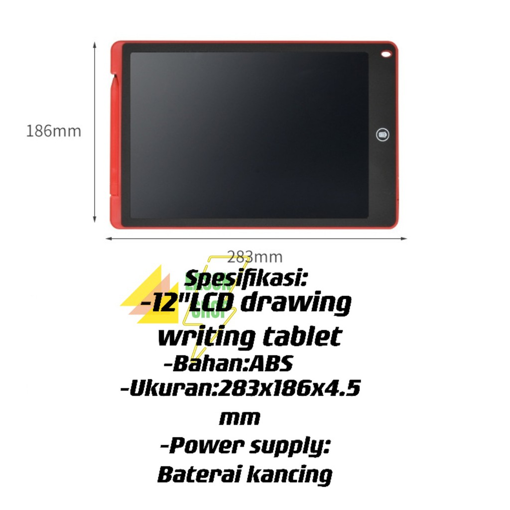 

Papan Tulis Anak LCD Writing Color Board Papan Tulis Tablet Anak / Mainan Edukasi Anak