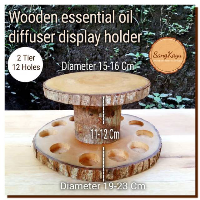 Aromatherapy essentials oil diffuser display holder aromaterapi oil