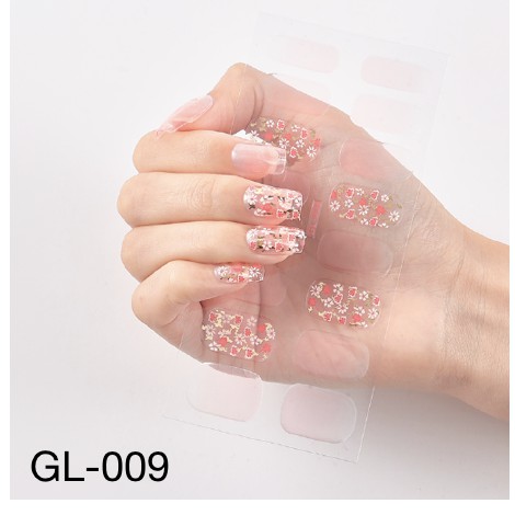 16Pcs/Stiker Kuku Murah / Nail Art Sticker / Nail Art Stiker / Nail Art &amp; Sticker Tipe GL