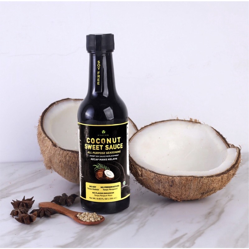 

Dnatural Kecap Manis Kelapa Soy Free Non MSG 250 mL