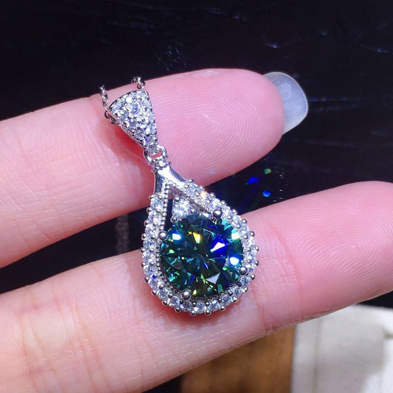 Jewelry Inlay AAA Cubic Zirconia Geometric Heart Pendant Necklace For Women Wedding Engagement Luxury Accessories Gifts